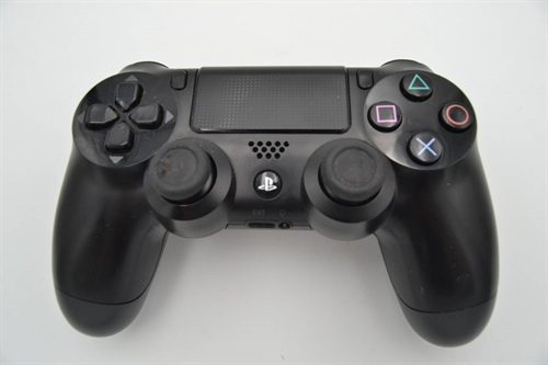 Playstation 4 - Dual Shock 4 Wireless Controller - Sort - PS4 Tilbehør (C Grade) (Genbrug)